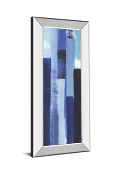 Azule Waterfall I By Grace Popp 18X42 Mirror Frame Print