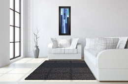 Azule Waterfall I By Grace Popp 18X42 Framed Print