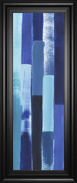 Azule Waterfall Ii By Grace Popp 18X42 Framed Print