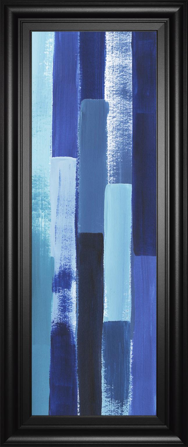 Azule Waterfall Ii By Grace Popp 18X42 Framed Print
