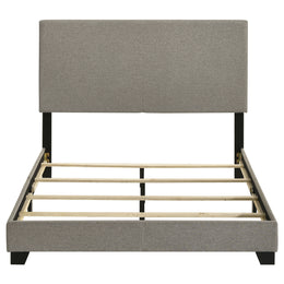 Dorian Fabric Upholstered Panel Bed Taupe
