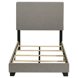 Dorian Fabric Upholstered Panel Bed Taupe