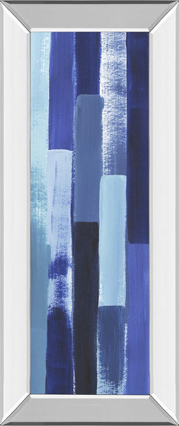 Azule Waterfall Ii By Grace Popp 18X42 Mirror Frame Print