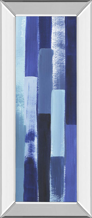 Azule Waterfall Ii By Grace Popp 18X42 Mirror Frame Print