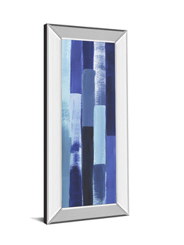 Azule Waterfall Ii By Grace Popp 18X42 Mirror Frame Print