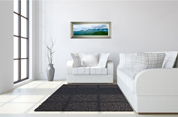 Misty Moutains Ii By Kames Mcloughlin 18X42 Framed Print