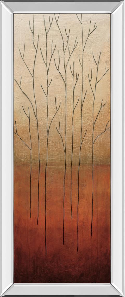 Branch Rouge Ii By Eve 18X42 Mirror Frame Print