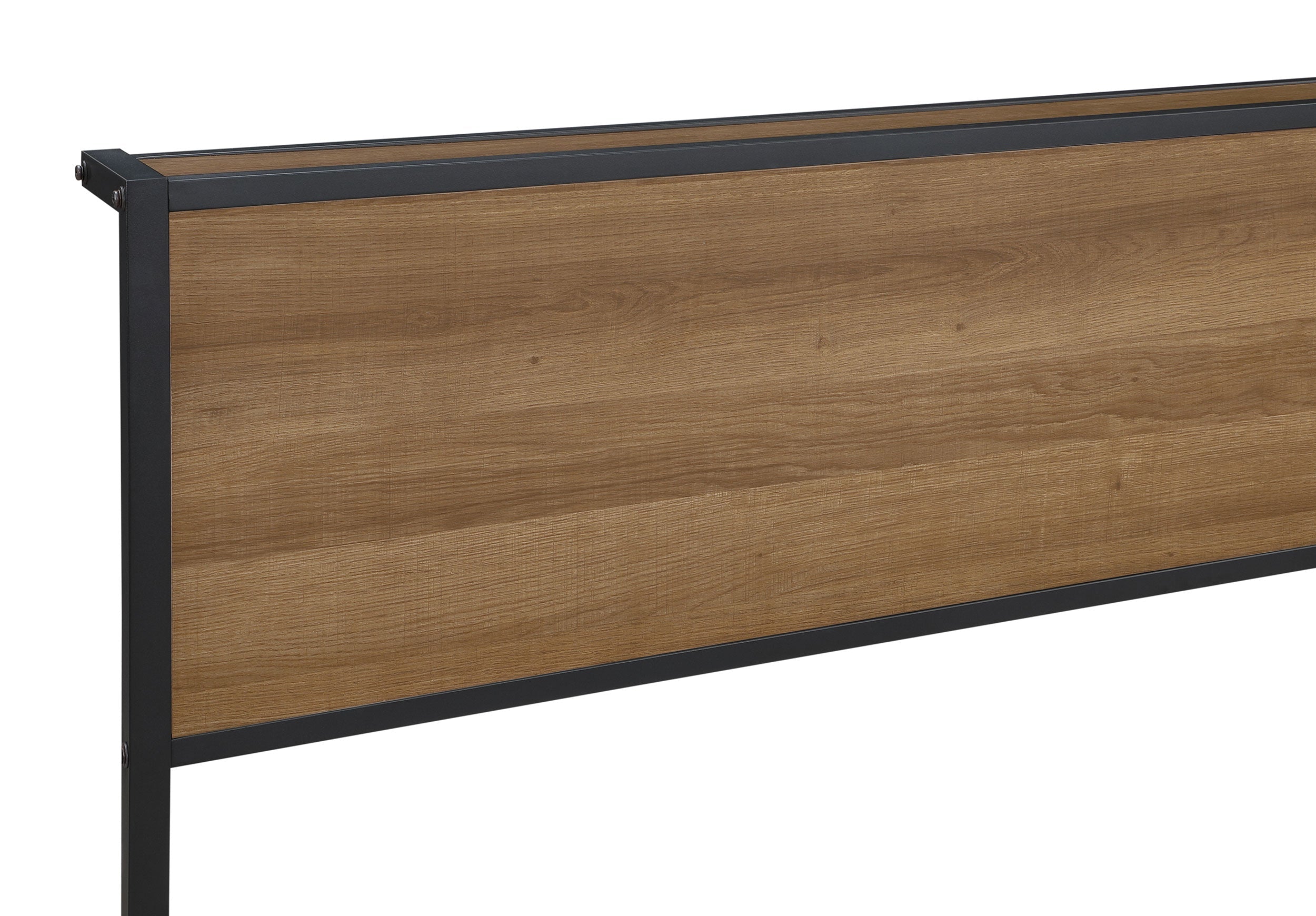 Ricky Metal  Panel Bed Light Oak