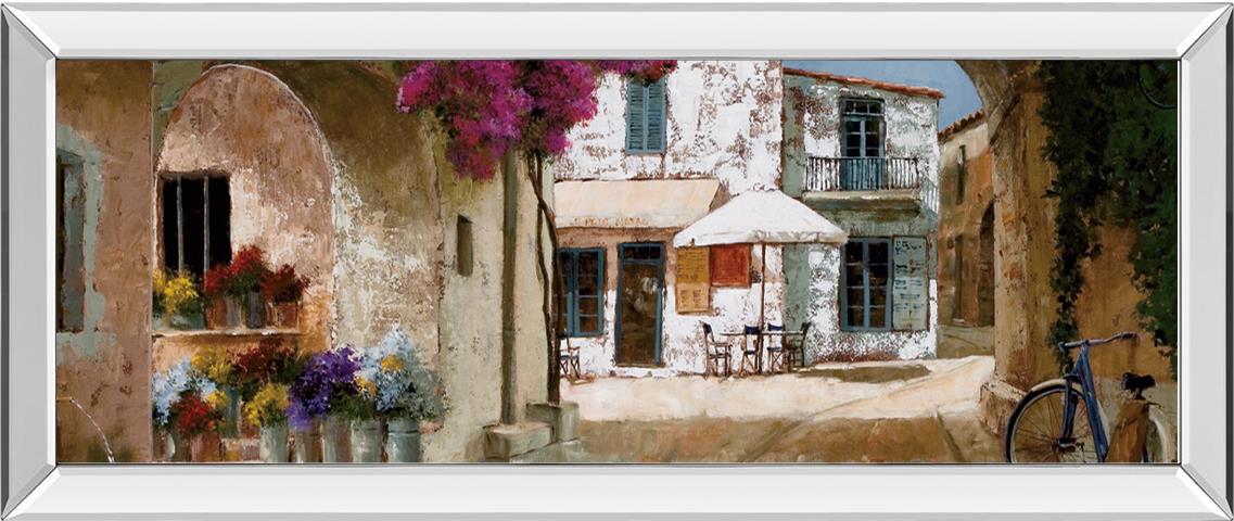 Picking Up Flowers By Archambault, G 18X42 Mirror Frame Print