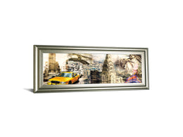 Downtown New York By Sola, B 18X42 Framed Print