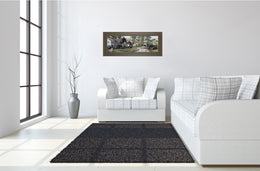 The Covered Bridge By Saunders, B. 18X42 Framed Print