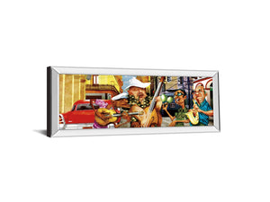 Habana'S Band By Perez, A. 18X42 Mirror Frame Print