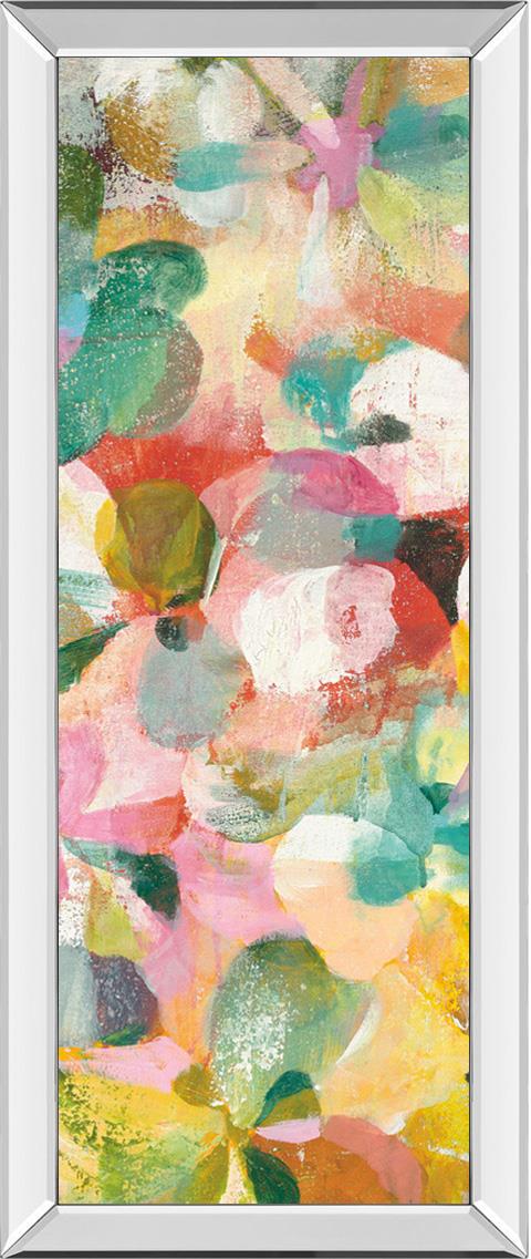 Happy Garden Ii By Danhui Nai 18X42 Mirror Frame Print