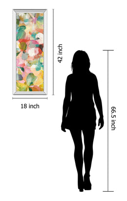 Happy Garden Ii By Danhui Nai 18X42 Mirror Frame Print