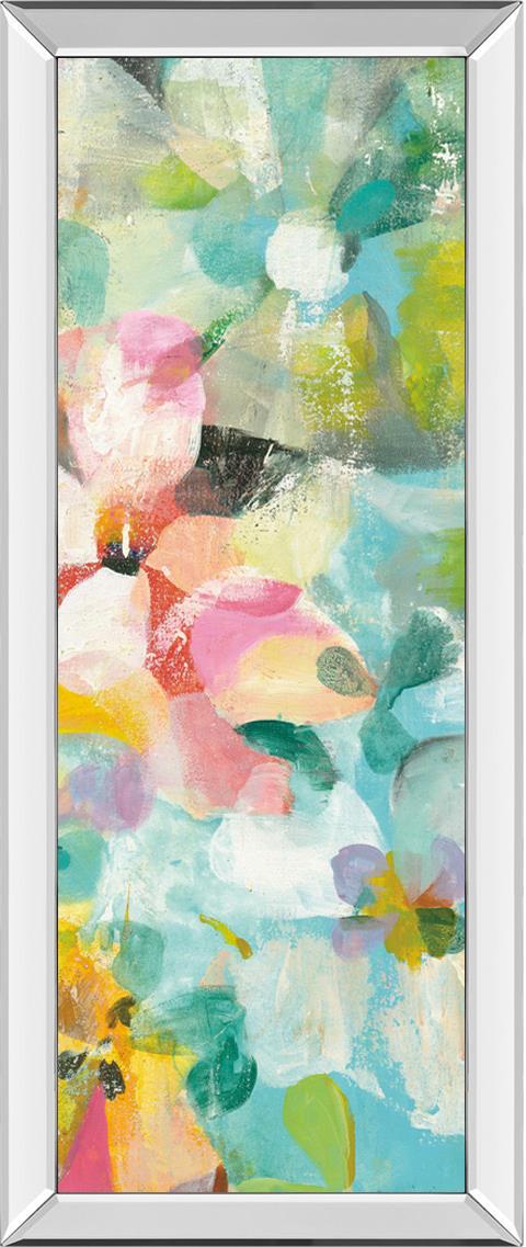 Happy Garden Iii By Danhui Nai 18X42 Mirror Frame Print