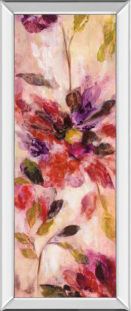 Exuberant Florals I By Silvia Vassileva 18X42 Mirror Frame Print