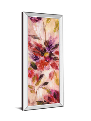 Exuberant Florals I By Silvia Vassileva 18X42 Mirror Frame Print