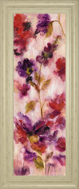 Exuberant Florals Iii By Silvia Vassileva 18X42 Framed Print