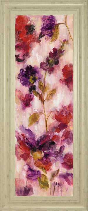 Exuberant Florals Iii By Silvia Vassileva 18X42 Framed Print