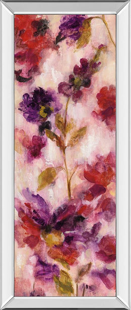 Exuberant Florals Iii By Silvia Vassileva 18X42 Mirror Frame Print