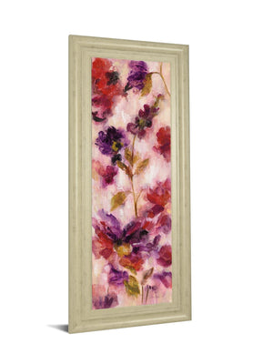 Exuberant Florals Iii By Silvia Vassileva 18X42 Framed Print