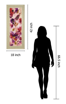 Exuberant Florals Iii By Silvia Vassileva 18X42 Framed Print