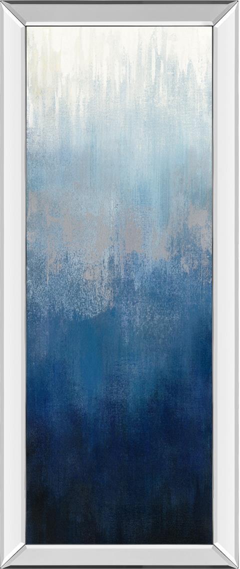 Silver Wave Ii By Silvia Vassileva 18X42 Mirror Frame Print