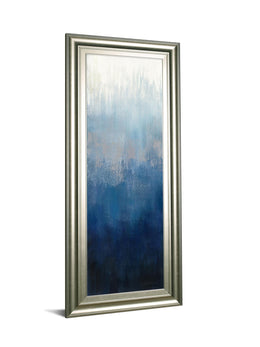 Silver Wave Ii By Silvia Vassileva 18X42 Framed Print