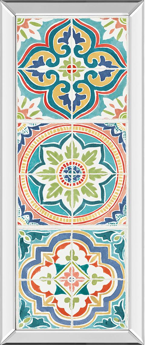 Colorful Journey Vii By Pela Studio 18X42 Mirror Frame Print