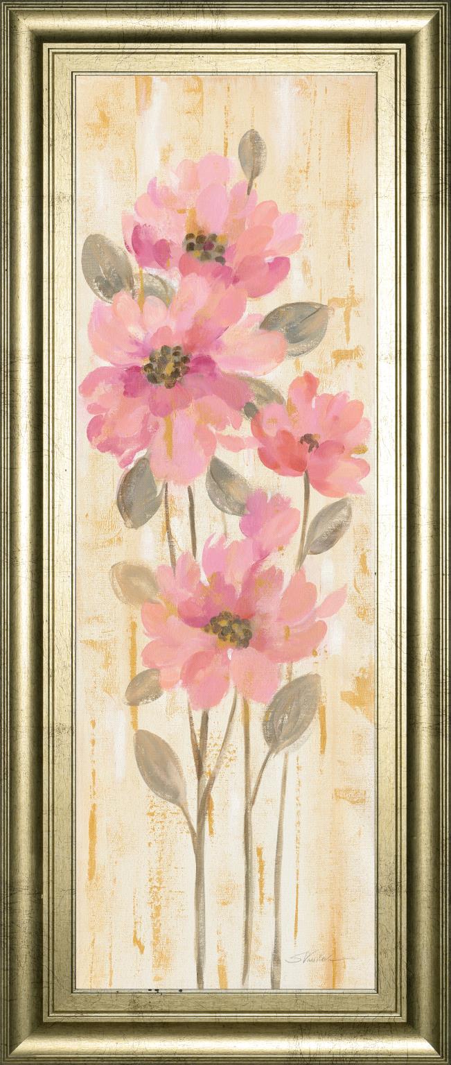 Beautiful Garden Tems I By Silvia Vassileva 18X42 Framed Print