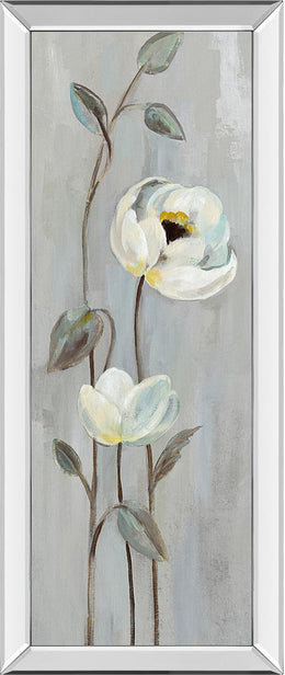 Neutral Branches I On Gray By Silvia Vassileva 18X42 Mirror Frame Print