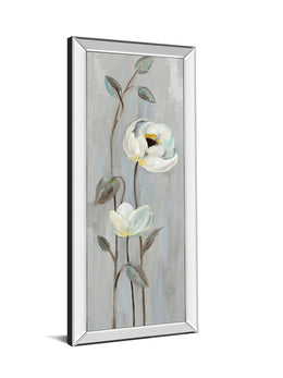 Neutral Branches I On Gray By Silvia Vassileva 18X42 Mirror Frame Print
