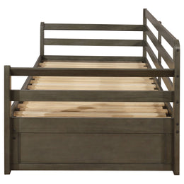Sorrento 2-drawer  XL Daybed with Extension Trundle Grey