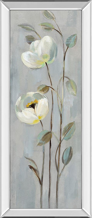 Neutral Branches Ii On Gray By Silvia Vassileva 18X42 Mirror Frame Print
