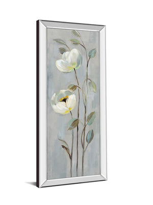 Neutral Branches Ii On Gray By Silvia Vassileva 18X42 Mirror Frame Print