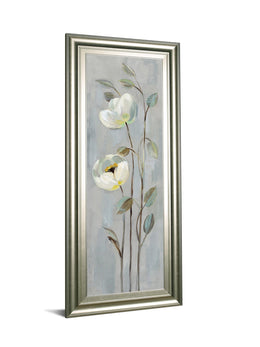 Neutral Branches Ii On Gray By Silvia Vassileva 18X42 Framed Print