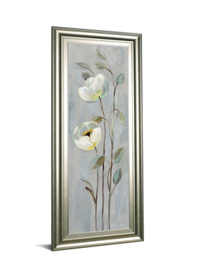Neutral Branches Ii On Gray By Silvia Vassileva 18X42 Framed Print