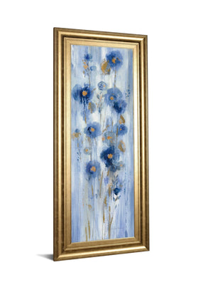 Seaside Flowers I By Silvia Vassileva 18X42 Framed Print