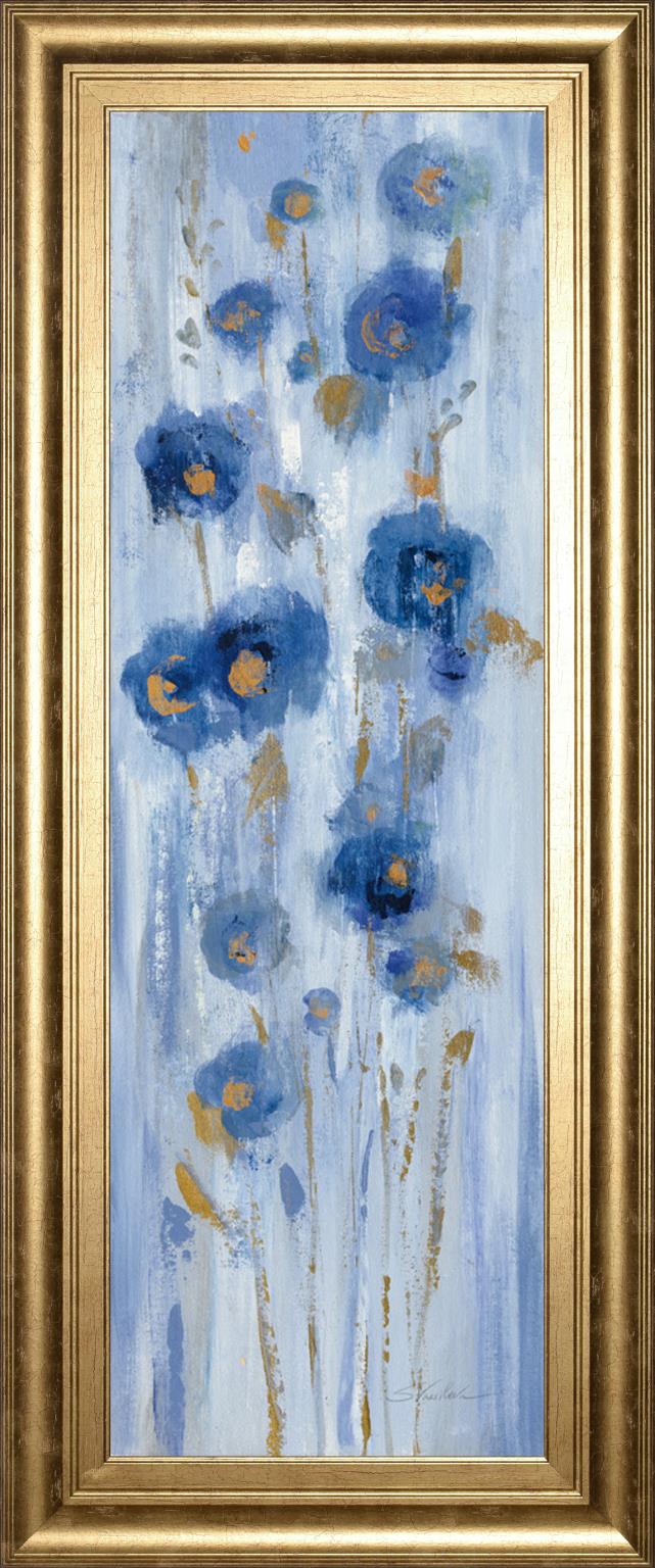 Seaside Flowers Ii By Silvia Vassileva 18X42 Framed Print