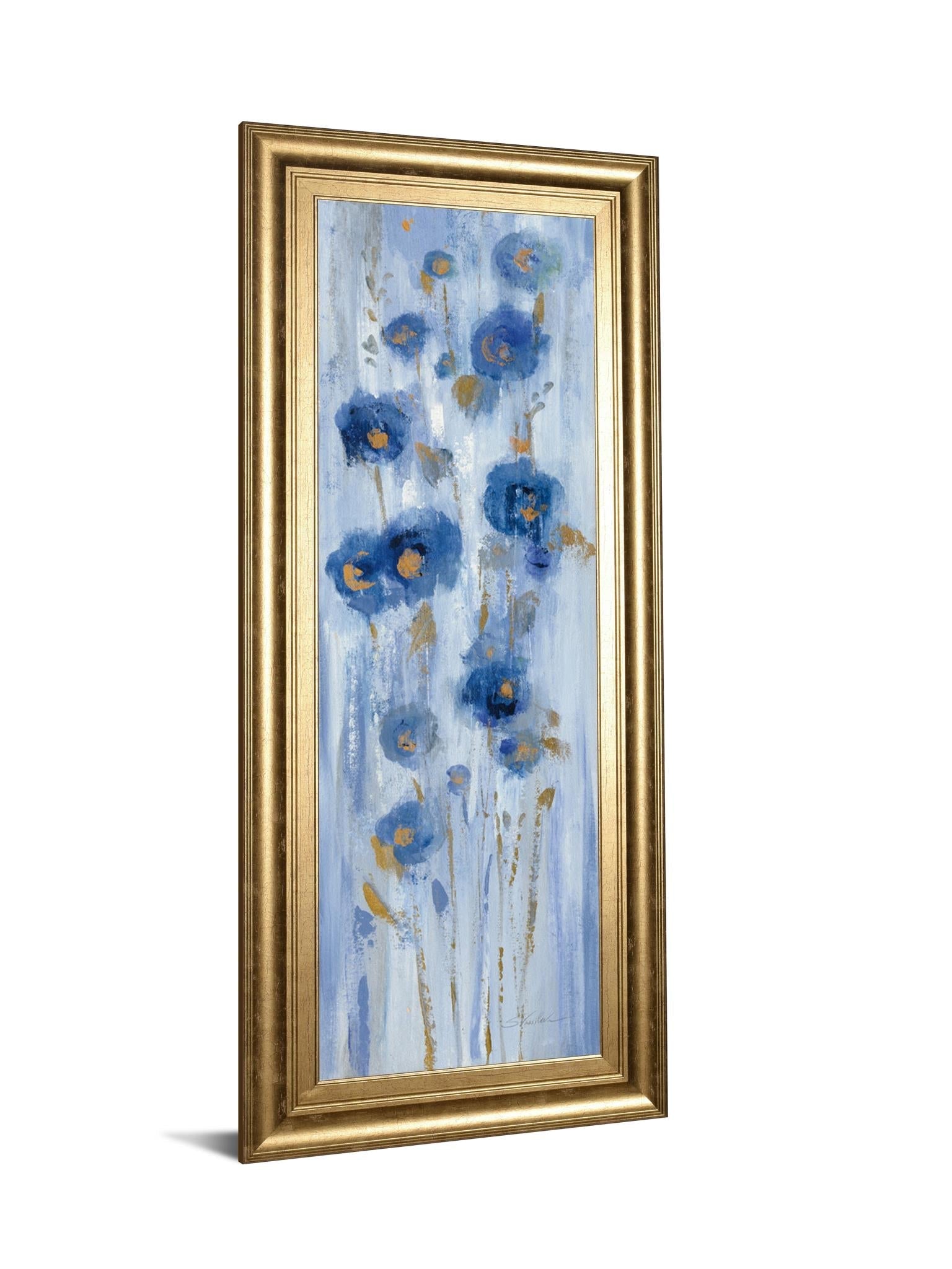 Seaside Flowers Ii By Silvia Vassileva 18X42 Framed Print