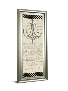 French Courture Panel Ii By Emily Adams 18X42 Framed Print