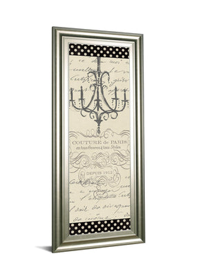 French Courture Panel Ii By Emily Adams 18X42 Framed Print