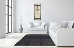 French Couture Panel I By Emily Adams 18X42 Framed Print