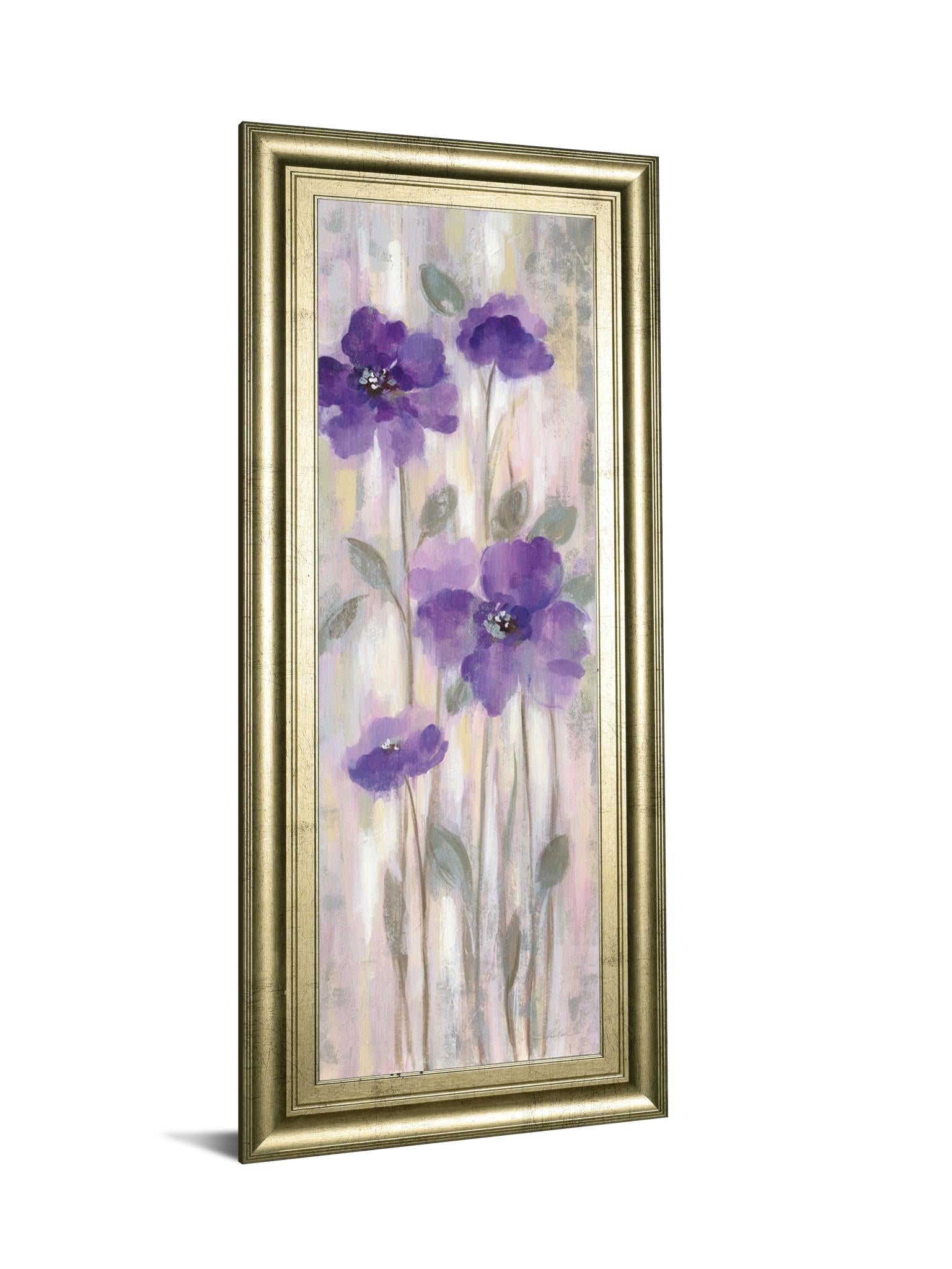 Spring Floral I By Silvia Vassileva 18X42 Framed Print