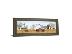 Autumn On The Farm By Billy Jacobs 18X42 Framed Print