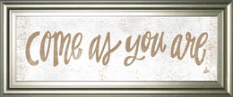Come As You Are By Erin Barrett 18X42 Framed Print