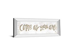 Come As You Are By Erin Barrett 18X42 Mirror Frame Print