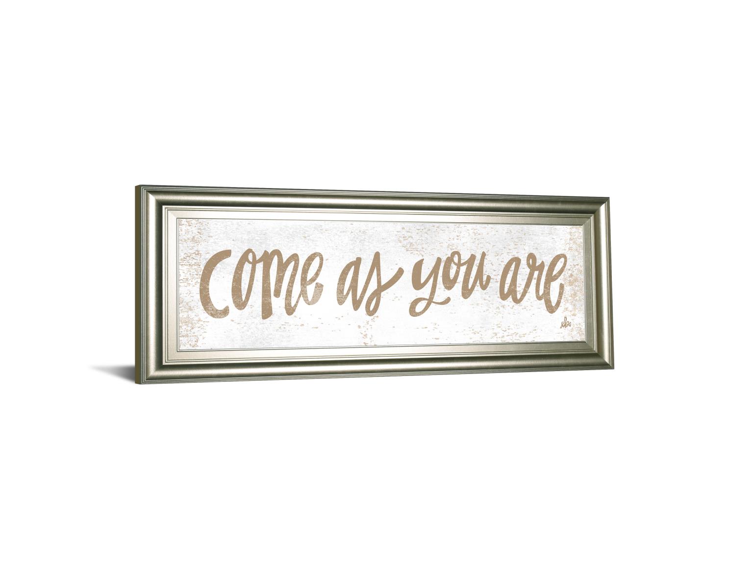 Come As You Are By Erin Barrett 18X42 Framed Print