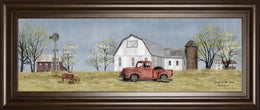 Spring On The Farm By Billy Jacobs 18X42 Framed Print