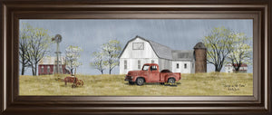 Spring On The Farm By Billy Jacobs 18X42 Framed Print